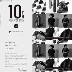FABRIC TOKYO | 10th Anniversary 特設サイト