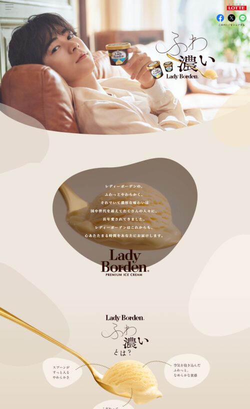 LadyBorden｜株式会社ロッテ
