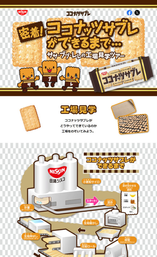 密着!ココナッツサブレができるまで・・・|日清シスコ